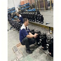 Pompe verticale en ligne ISG Série 3HP (2,2kW), impeller en acier inoxydable SS304, surpresseur de pipeline 25m³/h pour CVC et circuit d'eau industriel
