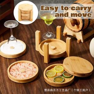 Ensemble de cuillères à sel en bois de 7,9 pouces, accessoires de bar réutilisables pour le stockage des assaisonnements de cocktails - Product Image 2