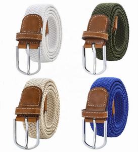 <span class=keywords><strong>Ceinture</strong></span> élastique tissée de 32 mm pour hommes et femmes |   <span class=keywords><strong>Ceinture</strong></span> en cuir à boucle pour jeans décontractés - Product Image 4