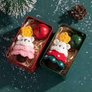 In Stock Handmade Crochet <b>Christmas</b> Keychain Yarn Knitted Xmas <b>Tree</b> Santa Pendant Cute Holiday Decoration Gift for Bag Charm - Product Image 5