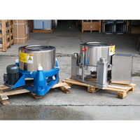 Industriële roestvrijstalen centrifugeermachine voor het drogen van groenten en fruit, voedselveilige centrifugaaldroger, voedseldrogermachine
