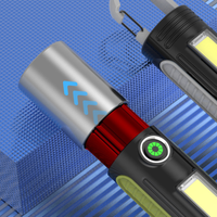 Portable Camping Lumière Puissant Zoom Travail Lumière USB Rechargeable Xpe LED Extérieure D'urgence Tactique Lampe De Poche