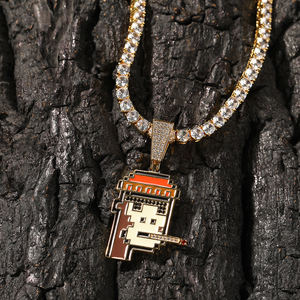 UWIN NFT จี้อวตารใหม่,สร้อยคอจี้รูปการ์ตูนอวาตาร์ลิง<span class=keywords><strong>อวตาร</strong></span>เสมือนจริงสำหรับผู้หญิงและผู้ชาย - Product Image 5