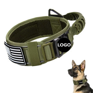 Schlussverkauf Hundehalsband Nylon mit Griff verstellbarer reflektierender Streifen mittleres großes schweres Metallschnalle taktische Haustier-Hundehalsbänder - Product Image 4