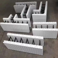 Blocs de mousse en polystyrène EPS ICF, coffrages isolants en béton, blocs ICF, système de construction pour la construction, panneau ICF