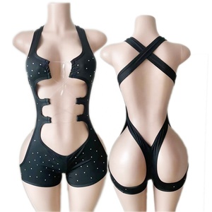 ملابس راقصات استعراضية نسائية مثيرة بالجملة من Ailangke مع سلاسل - Product Image 3