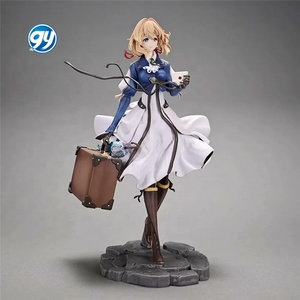 Figurine GK Violet <span class=keywords><strong>Evergarden</strong></span> tenant une valise, modèle de collection, cadeau anime, poupée, jouet d'action, artisanat en plastique - Product Image 4