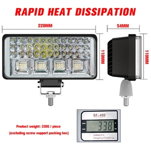ไฟทำงาน LED สำหรับรถยนต์ Xovy 102w 100w 48w โคมไฟทำงาน LED สำหรับรถแทรกเตอร์ รถขุด 177w ไฟทำงาน LED 120w - Product Image 4