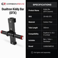Colonne de direction de scooter électrique Carbonrevo, fourche avant en fibre de carbone, durable, performante et stable, compatible