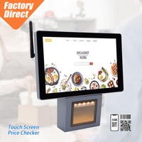 Terminal Punto de Venta Todo en Uno de 10 Pulgadas, Montaje en Pared o Escritorio, con Sistema Windows/Android, Verificador de Precios, Escáner de Código de Barras Integrado