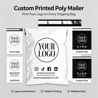 Enveloppes d'expédition en polyéthylène personnalisées OEM en gros avec logo imprimé pour les marques de vêtements