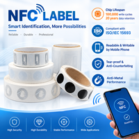Étiquette intelligente RFID et NFC personnalisable, anti-métal, autocollant personnalisé, impression personnalisée, petite étiquette imperméable
