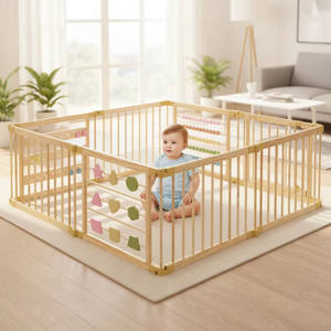 Corralito de Seguridad Grande de Color Blanco para Bebés y Niños Pequeños, Área de Juegos Infantil, Corralito Suave para Bebés, Corralito Retráctil - Product Image 3
