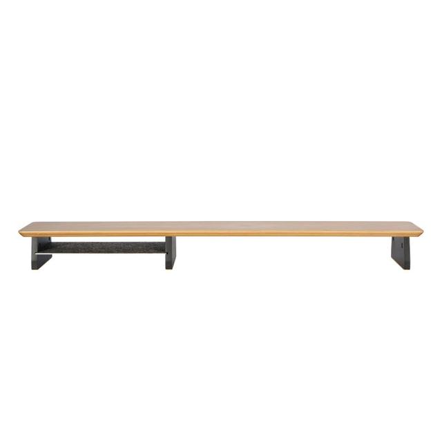 SAMD Wooden Computer Monitor Riser Walnut Shelf Office Furniture Desktop Screen Laptop Monitor Stand