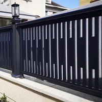 Fournisseur chinois Clôture décorative en aluminium noir Clôture de jardin en métal Écran de confidentialité Panneaux de clôture en aluminium