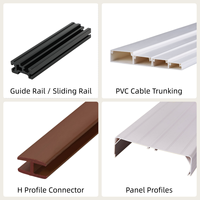 Profilé extrudé en PVC de haute qualité, durable et personnalisé pour la fabrication de plaques de protection d'équipements industriels