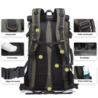 Sac à dos décontracté unisexe grande capacité pour ordinateur portable, multifonctionnel, pour voyage en extérieur, randonnée, sac de jour avec doublure en polyester