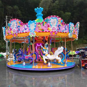 Chủ đề Carousel, trang trí đám cưới trẻ em bên Carousel, mô hình khác nhau nhiều thiết bị giải trí - Product Image 2