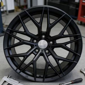 Jantes en alliage noir multi-rayons de 17/18/19/20 pouces 5x114.3 5X112 5X108 adaptées aux <span class=keywords><strong>voitures</strong></span> <span class=keywords><strong>japonaises</strong></span>, coréennes et allemandes - Product Image 6