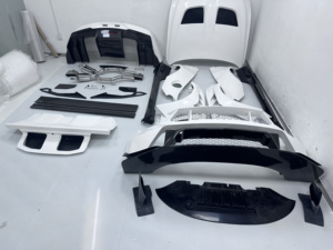 Kit de Carrocería para Mustang, Estilo Wild Horse GTD, Parachoques Delantero/Trasero, Alerón, Capó de Fibra de Carbono, Nuevo, Autoadhesivo, Repuesto - Product Image 2