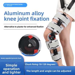 Attelles de fixation pour articulation du genou – Soutien <span class=keywords><strong>externe</strong></span> pour fractures et entorses des ligaments – Stabilisateurs réglables pour la protection et la mobilité - Product Image 2