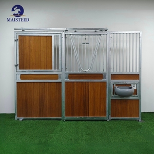 Establos Permanentes <span class=keywords><strong>de</strong></span> Lujo para <span class=keywords><strong>Caballos</strong></span>, Establos Exteriores <span class=keywords><strong>de</strong></span> Estilo Europeo, Refugio para <span class=keywords><strong>Caballos</strong></span>, Establos para Granjas Ecuestres con Techo - Product Image 2