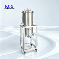 Équipement d'extraction d'huiles essentielles et de peptides osseux par percolation avec moteur et boîte de vitesses, support en acier inoxydable