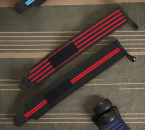Custom Logo Fitness Gym Heavy Duty Powerlifting Lifting <b>Wrist</b> <b>Straps</b> <b>Wrist</b> Support with Thumb Loop - Product Image 3