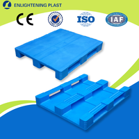 Palettes en plastique grillagées en vrac 1200x800mm à quatre entrées pour entrepôt