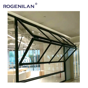 Rogenilan nhôm màu đen đôi kính cường lực cử<span class=keywords><strong>a</strong></span> sổ Organ trượt lưới tản nhiệt pháp Đôi gấp ban công cử<span class=keywords><strong>a</strong></span> sổ - Product Image 2