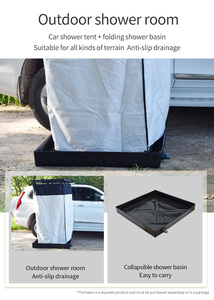 Tente <span class=keywords><strong>de</strong></span> douche <span class=keywords><strong>de</strong></span> voiture facile à ouvrir en plein air OEM, auvent <span class=keywords><strong>de</strong></span> douche en aluminium - Product Image 6