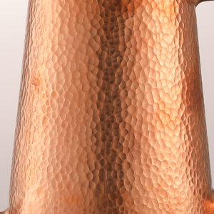 Bollitore per Caffè e Tè in Rame Puro al 100% con Manico e Pomello in Legno di Rosa, Fatto a Mano con Coperchio - Product Image 2