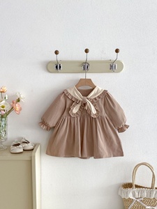 2026 ชุดเดรสฤดูใบไม้ผลิสำหรับเด็กผู้หญิง ชุดเดรสแฟชั่นสไตล์ป่า ชุดเดรสเจ้าหญิงแขนยาวคอปกสไตล์อะคาเดมี่สำหรับเด็กผู้หญิง - Product Image 3