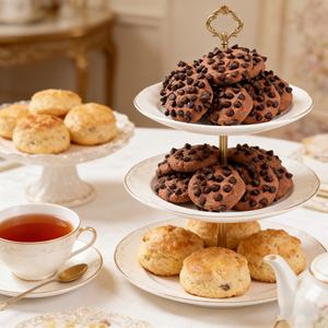 คุกกี้ช็อกโกแลตชิป รส<span class=keywords><strong>โกโก้</strong></span>คู่ ไม่มีสาร<span class=keywords><strong>ป</strong></span>รุงแต่ง บรรจุกล่องแยกชิ้น ขนมสำหรับซูเ<span class=keywords><strong>ป</strong></span>อร์มาร์เก็ตและร้านเบเกอรี่ - Product Image 6