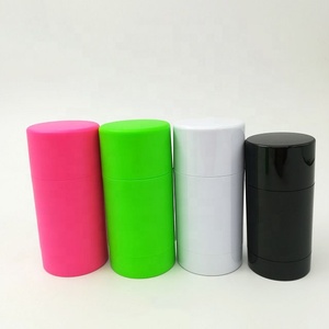 ODM OEM vide en plastique AS forme ronde mat vert rose couleur déodorant bâtons conteneur bouteille 15ml 30ml 50ml 75ml fabricant/vente en gros - Product Image 2