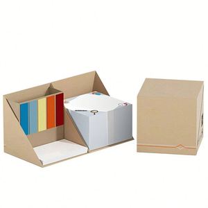 Custom Logo Foldable Cardboard Cube Sticky Note <b>Memo</b> <b>Pad</b> Box with Pen Holder Screen Printing Gold Stamp UV Printing Eco-Friendly - Product Image 3