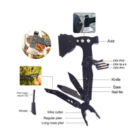 Outil multifonction portable en acier inoxydable EDC, outil de poche multi-usages pour le camping en plein air, la randonnée, la réparation DIY, vente en gros OEM