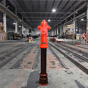 Ngoài trời mặt đất trụ cột cứu hỏa 4 inch 2 cách ướt Loại áp lực cao vòi cho chữa cháy cung cấp nước - Product Image 4