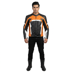 Chaqueta de Motociclismo con Capucha, Estilo Vintage, 100% Algodón, Multifuncional, con Cremallera y Mangas Largas, Color Personalizado, Nueva - Product Image 1