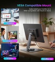 Nouvel écran tactile industriel VESA de 15,6 pouces (noir) |   Écran tactile 10 points à réponse rapide, double haut-parleur, angle de vision de 178°, garantie de 3 ans