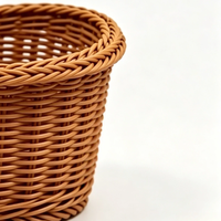 Panier de rangement en PP imitation rotin, tressé à la main en forme d'oie, organisateur décoratif pour la table et la décoration intérieure