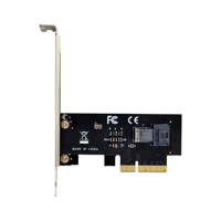 Sunweit ST566 PCIe X4 ke 1-Port adaptor SSD SFF 8643 PCIe ke kartu adaptor U.2