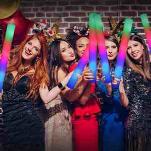Barras Luminosas de Espuma LED Personalizadas de 48 cm, Impermeables, Duraderas, al por Mayor para Bodas, Conciertos, Fiestas de Navidad - Product Image 5