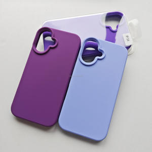 Coque de téléphone en silicone pour iPhone 15 16 <span class=keywords><strong>Pro</strong></span> Max coque de téléphone durable anti-empreintes digitales résistante à l'huile pour iPhone15 couleur pure - Product Image 3