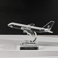 Avion personnalisé de haute qualité Modèles en cristal personnalisés Prix Souvenirs professionnels Autres objets artisanaux en cristal