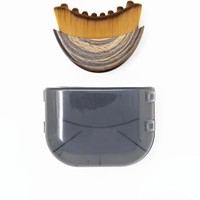 Essentiel pour la beauté et la préservation de la santé, brosse Gua Sha à double effet, manche en fibres synthétiques pour le massage des yeux et du cou, lifting des contours