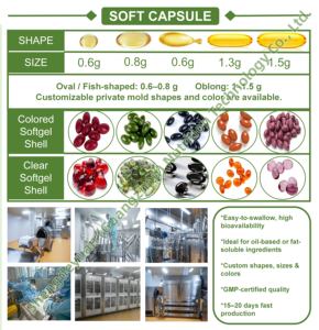 Cápsulas Softgels de calcio OEM con suplementos de vitamina D3 K2 B12 Sistema inmunológico Soporte de salud y fortaleza ósea para adultos - Product Image 2