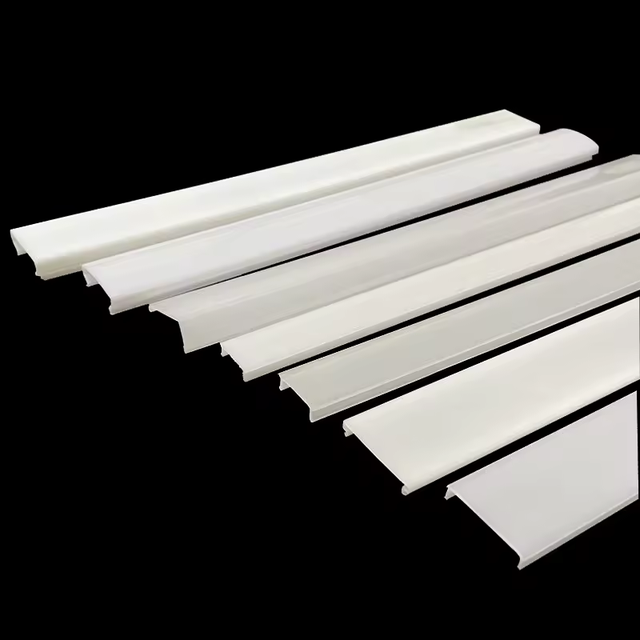 Ceiling Polycarbonate Lighting Cover Custom Extrusion Profiles Embossed Lamp Cover Casting Drawing Pc Ps Acryl Plastic Products