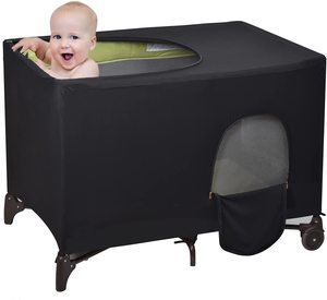 Cubierta de tienda de campaña al aire libre, tienda opaca elástica para interior, portátil, juego para dormir, cómoda, cama antimosquitos, <span class=keywords><strong>cuna</strong></span> de bebé, cubierta de cama con oscurecimiento - Product Image 3