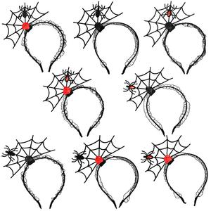 Diademas para el Cabello de Halloween, Diadema de Calabaza Fantasma, Bandas de Araña para Disfraces - Product Image 1